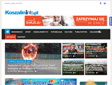 Tablet Screenshot of koszalininfo.pl